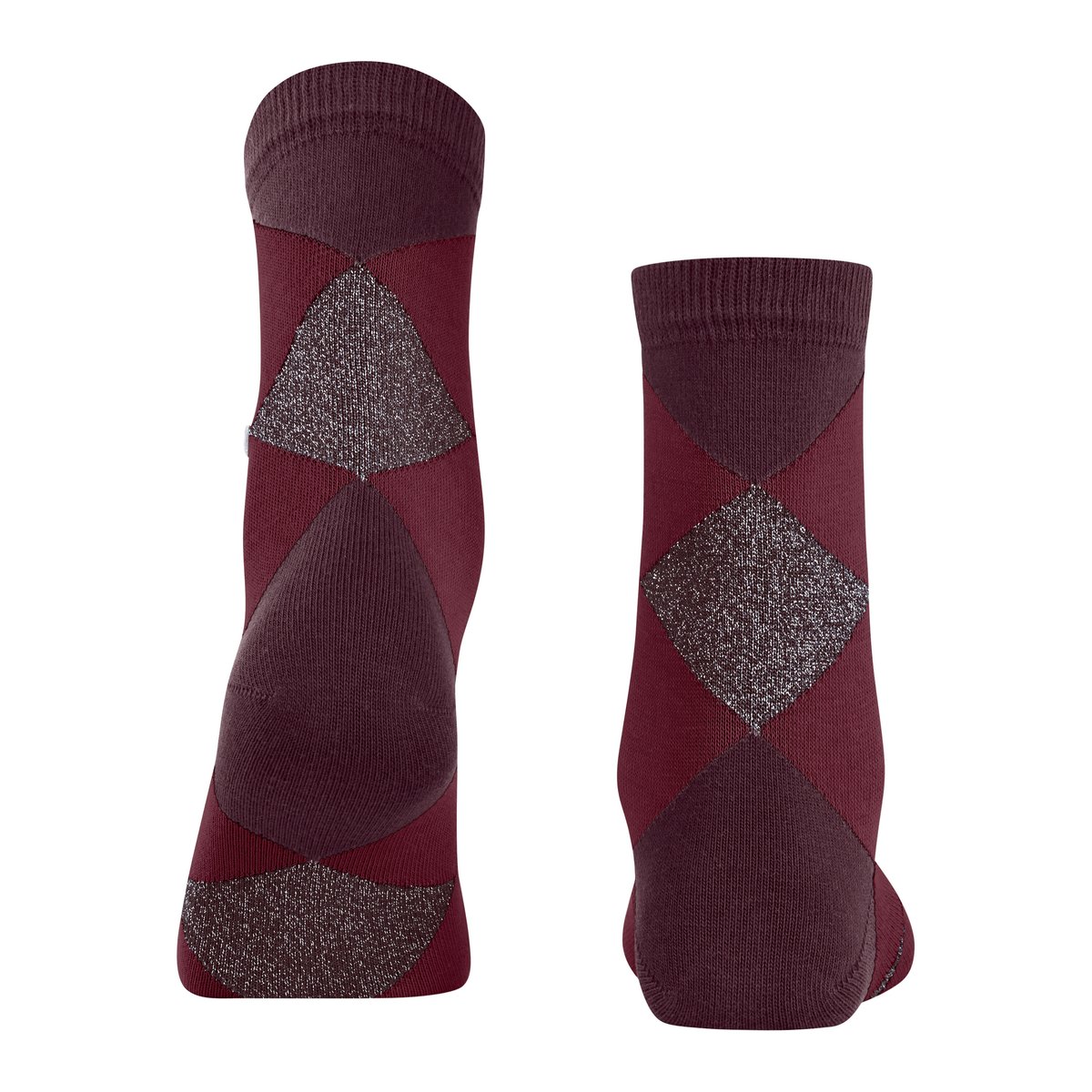 Chaussettes Glitter Bonnie Opaque rouge, BURLINGTON