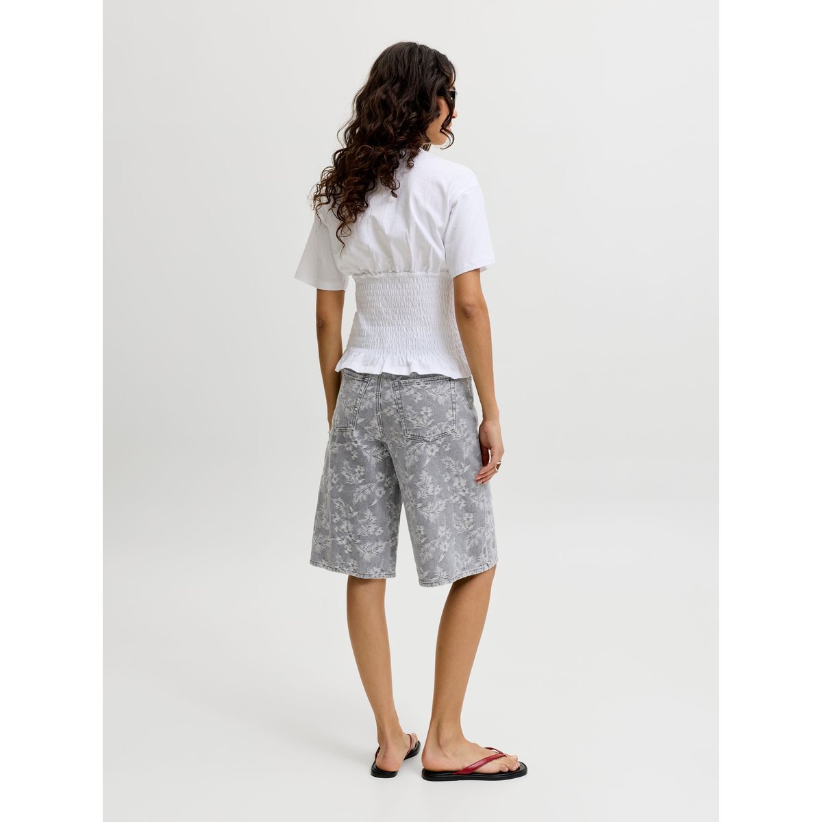 Short En Denim grise - grey denim 1, JJXX
