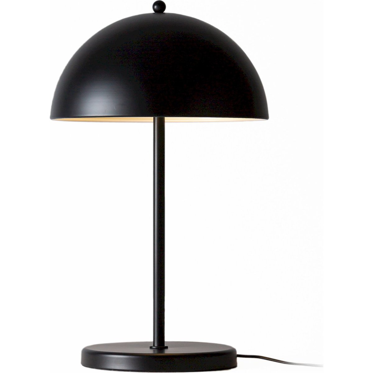 Lampe de table en métal style chic noir, RECOLLECTION