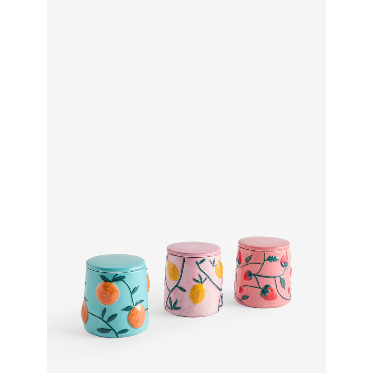 Pot de rangement pour fruits loreto, lot 3 multi-couleurs, NEXT