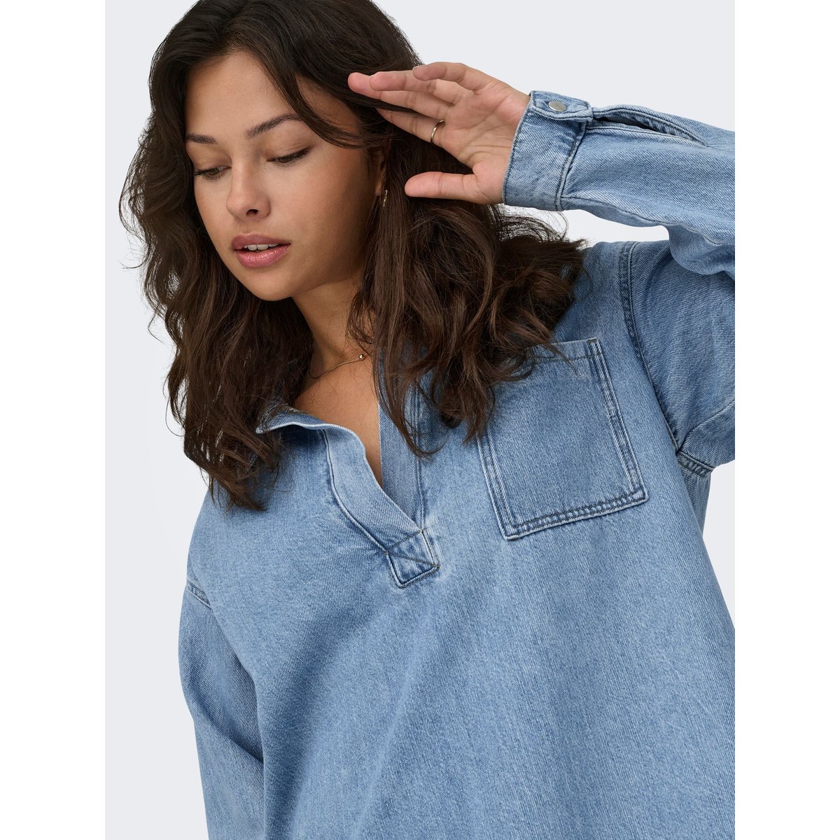 Robe En Denim light blue denim, ONLY