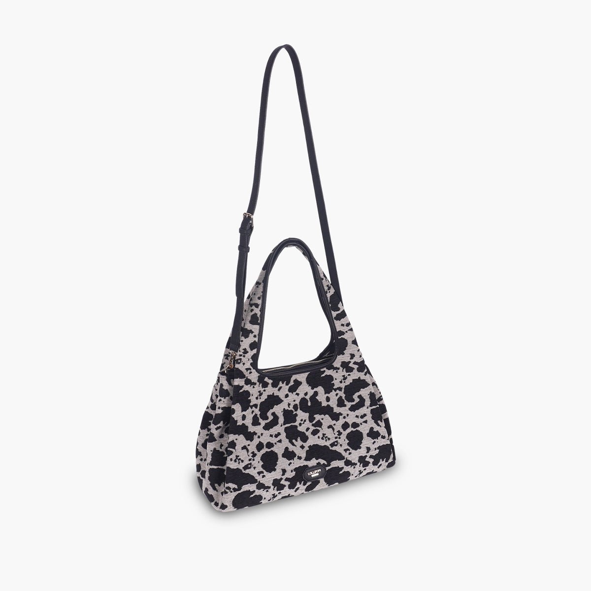 Sac Shopper L tacheté Talaya noir,doré, LOLLIPOPS