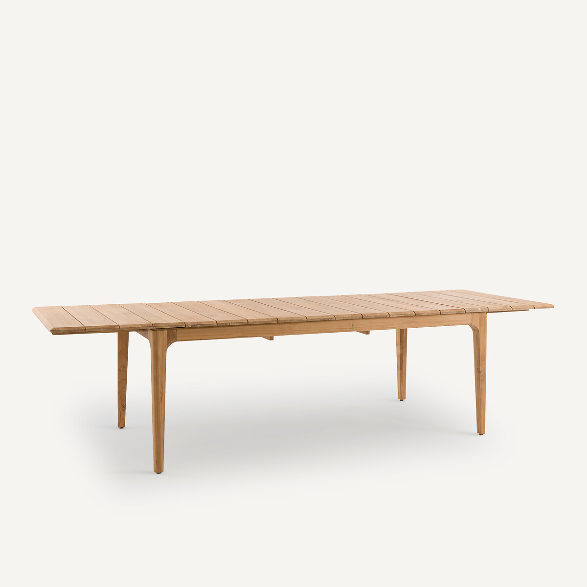 Table de jardin extensible, en teck massif, 8 à 12 personnes, CORDANO sable, AM.PM