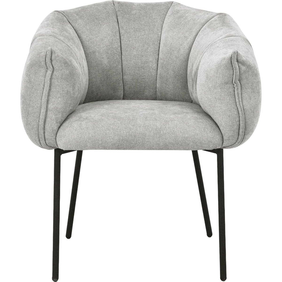 Chaise rembourrée en chenille collection SOLUNNY storm, RECOLLECTION