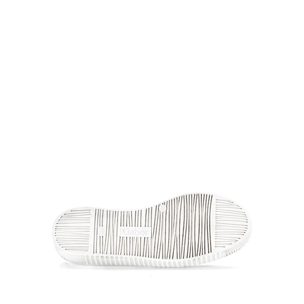Baskets en cuir à talon compensé blanc, GABOR