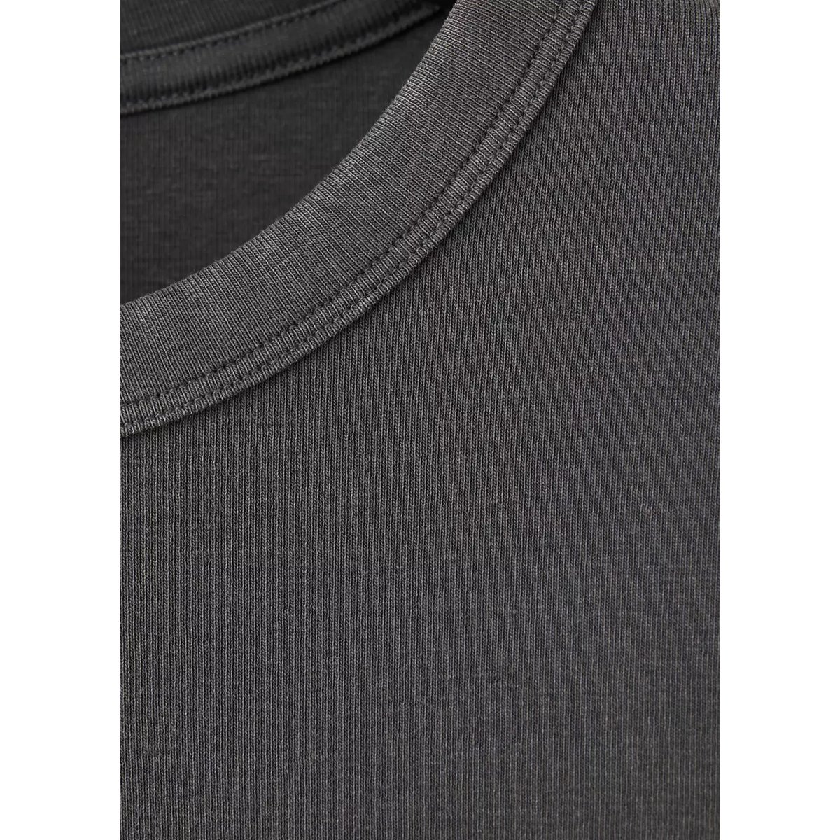 T-shirt coton effet délavé gris anthracite, MANGO TEEN
