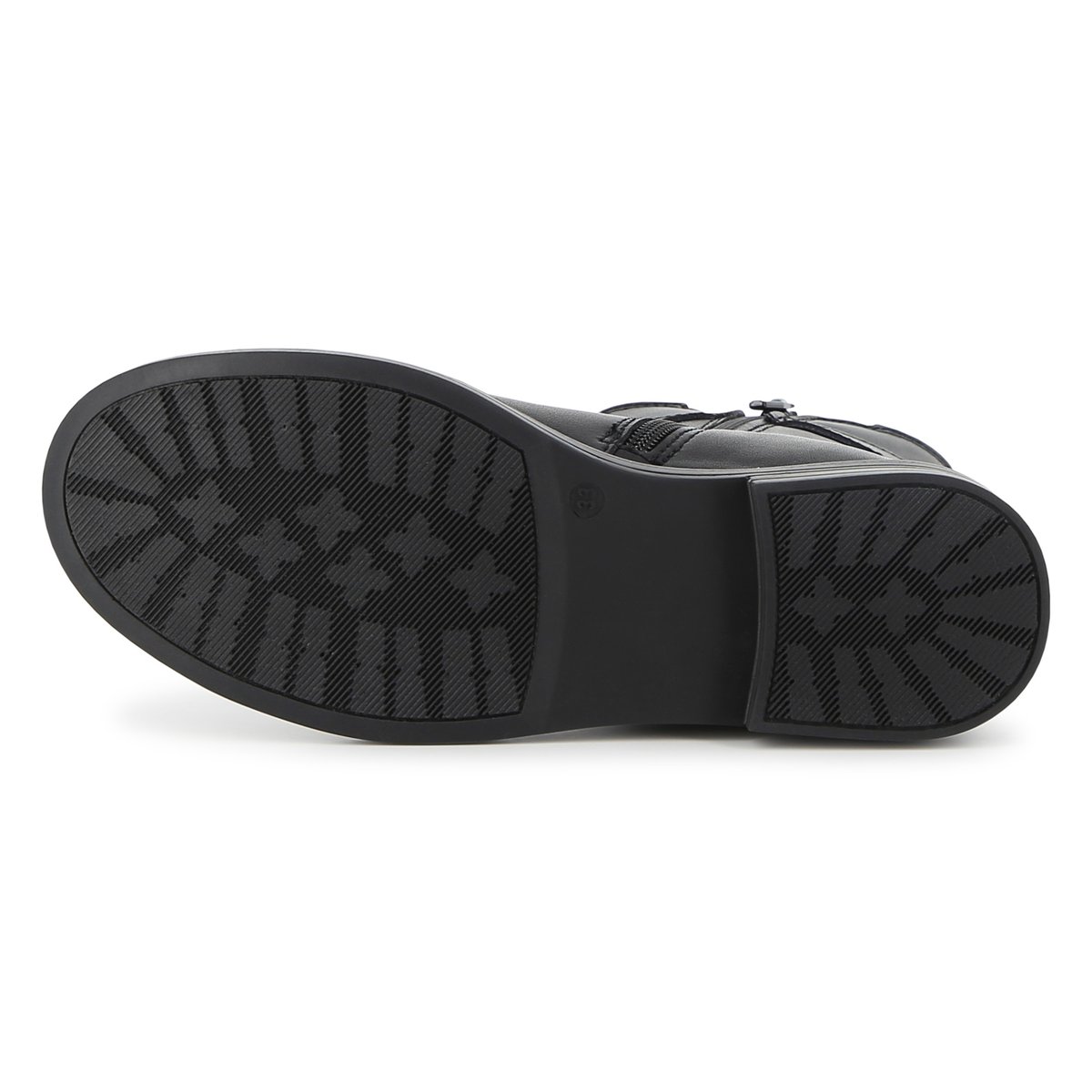 Bottines cuir de vachette black, BOSS KIDSWEAR