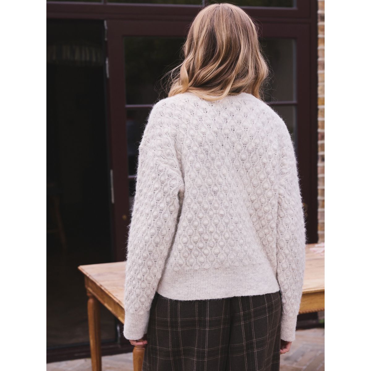 Cardigan en tricot crème, NEXT