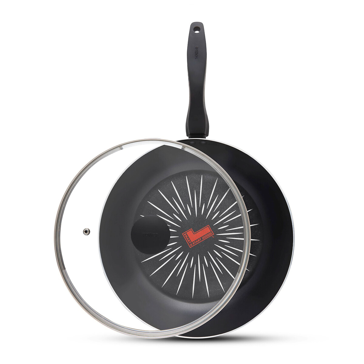 28cm Smart Start Gourmet Multi-Pan black, TOWER