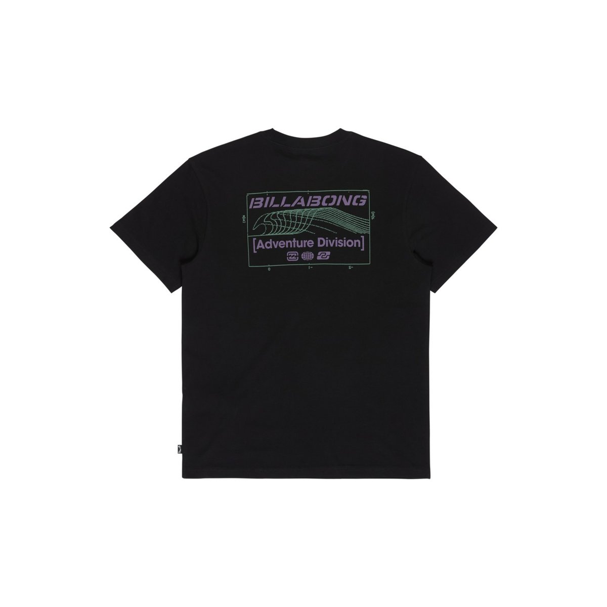 T shirt manches courtes RANGE noir black, BILLABONG