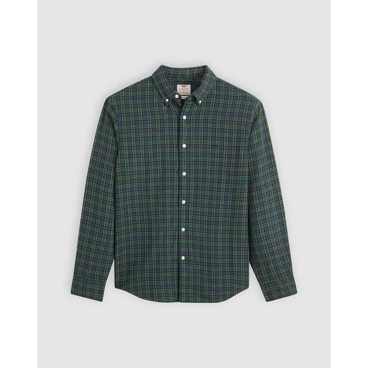 Authentic Button-Down Shirt checked blue/green, LEVI'S
