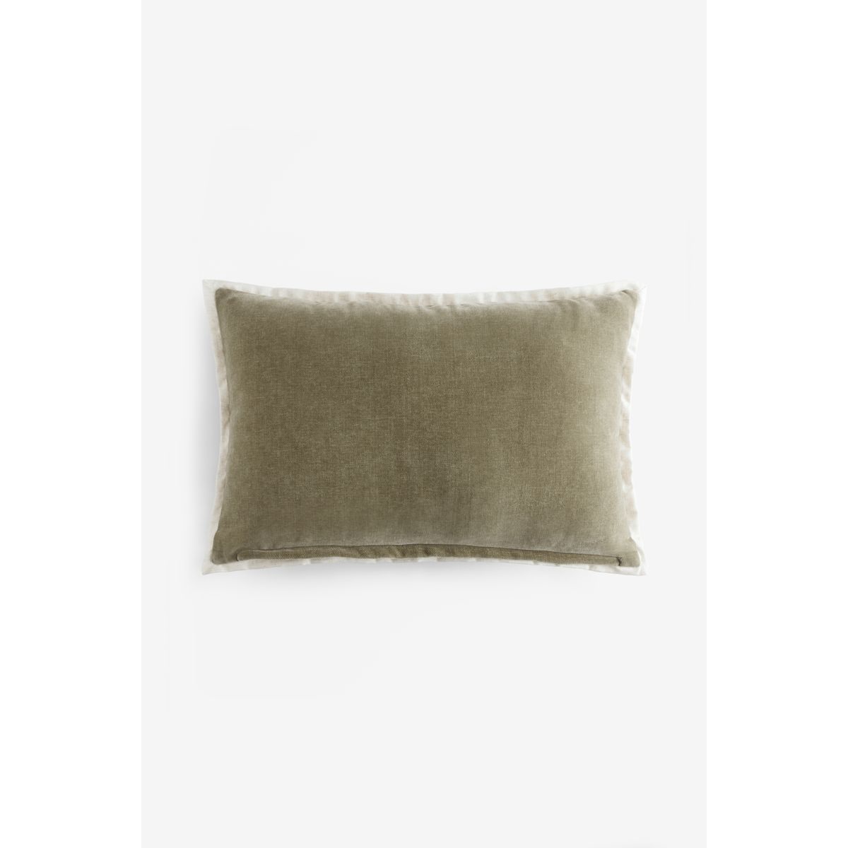 Coussin en chenille loxley vert, NEXT