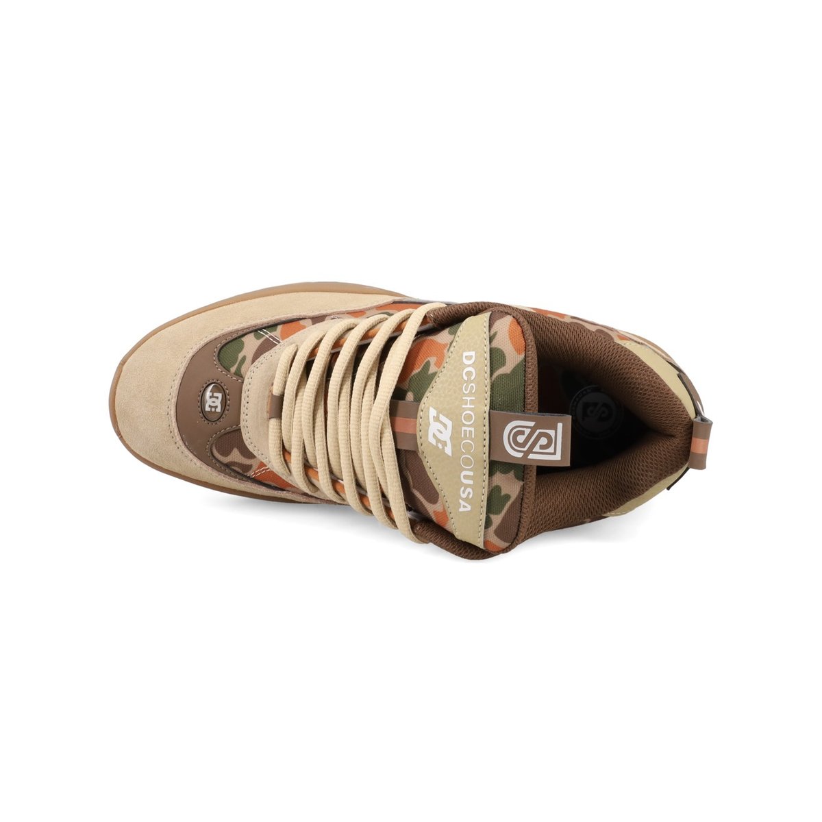 Chaussures en cuir JS2. marron tan/camo, DC SHOES