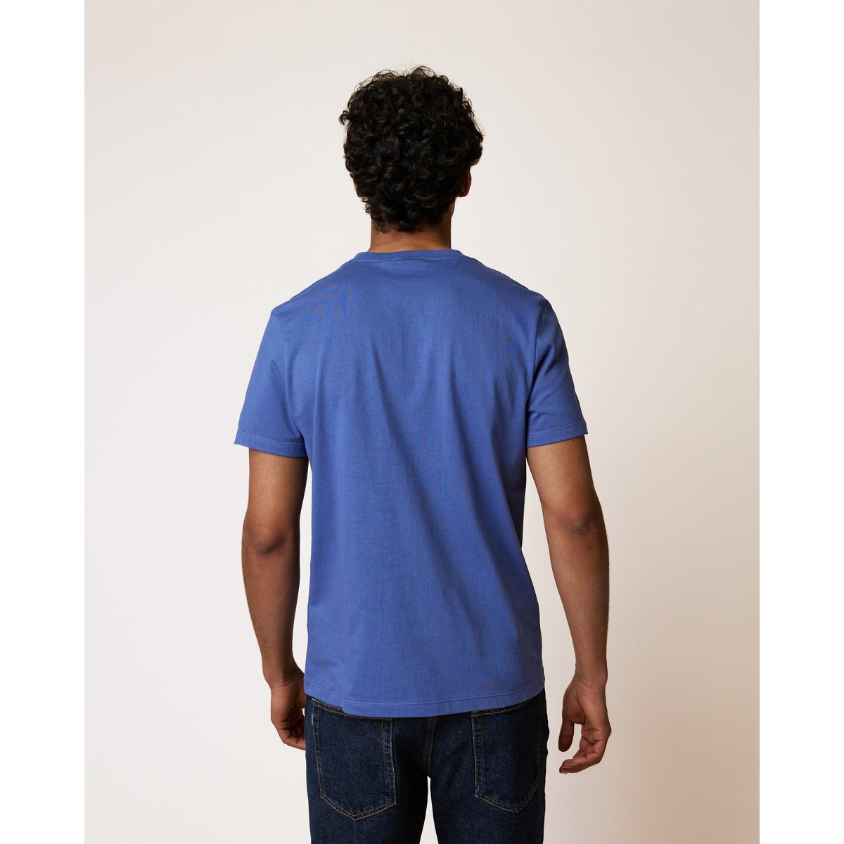 T-shirt en maille bleu, FAGUO