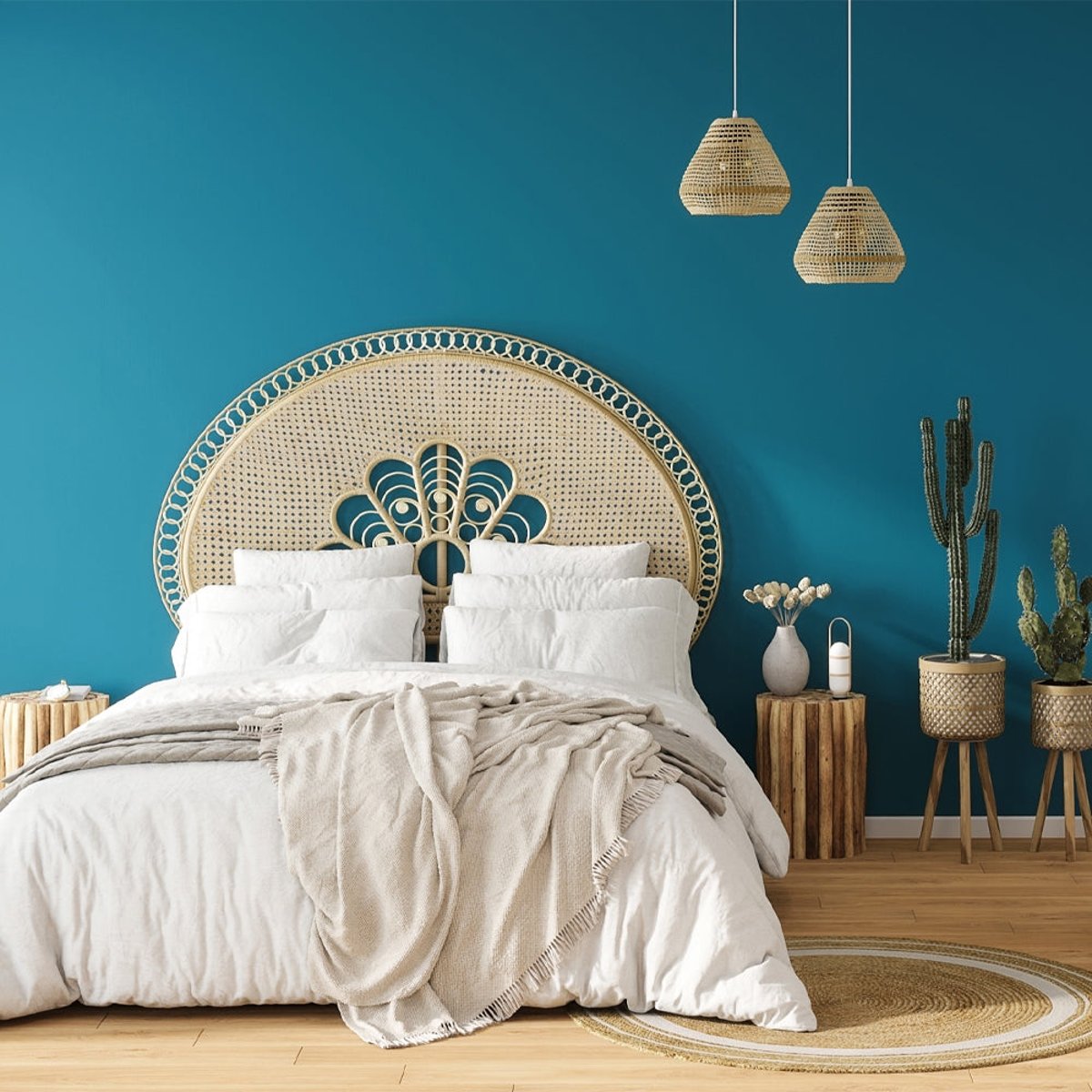 Tête de lit en rotin - GABRIELLA naturel, MAISON PAVANE