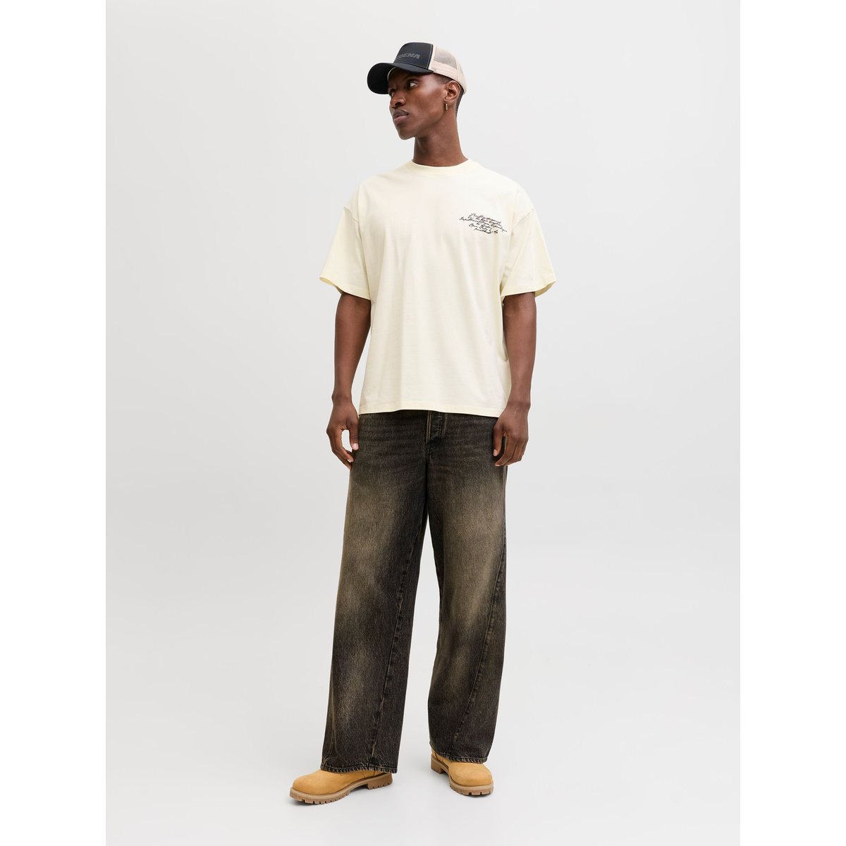 T-Shirt jaune - sweet corn, JACK & JONES