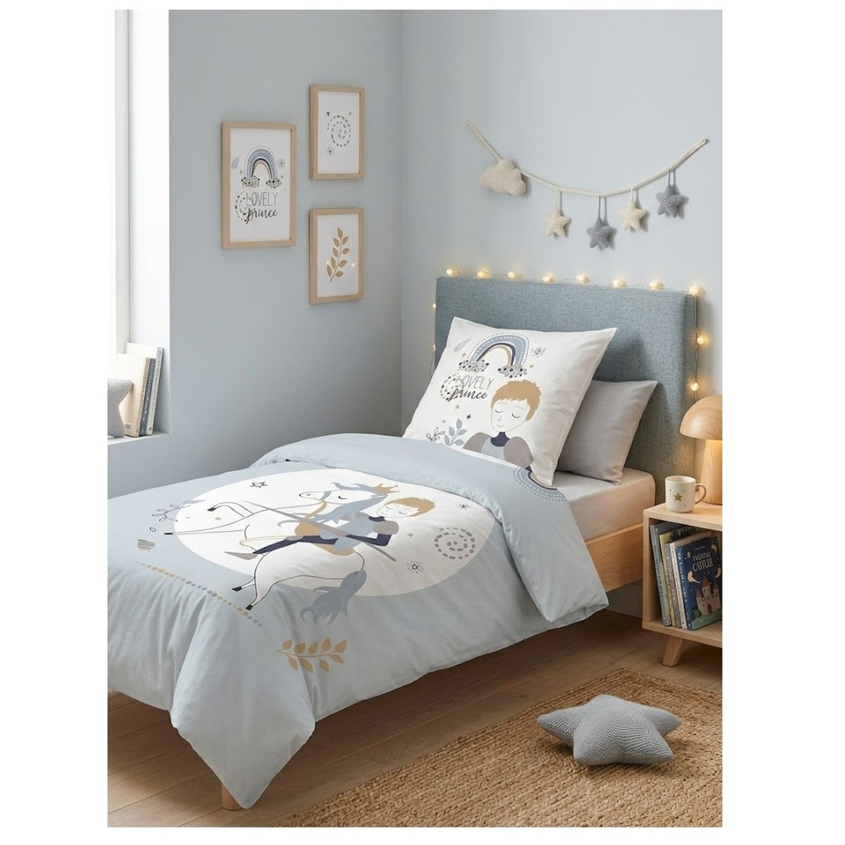 Parure de lit Collection Chevalier bleu, EDEN