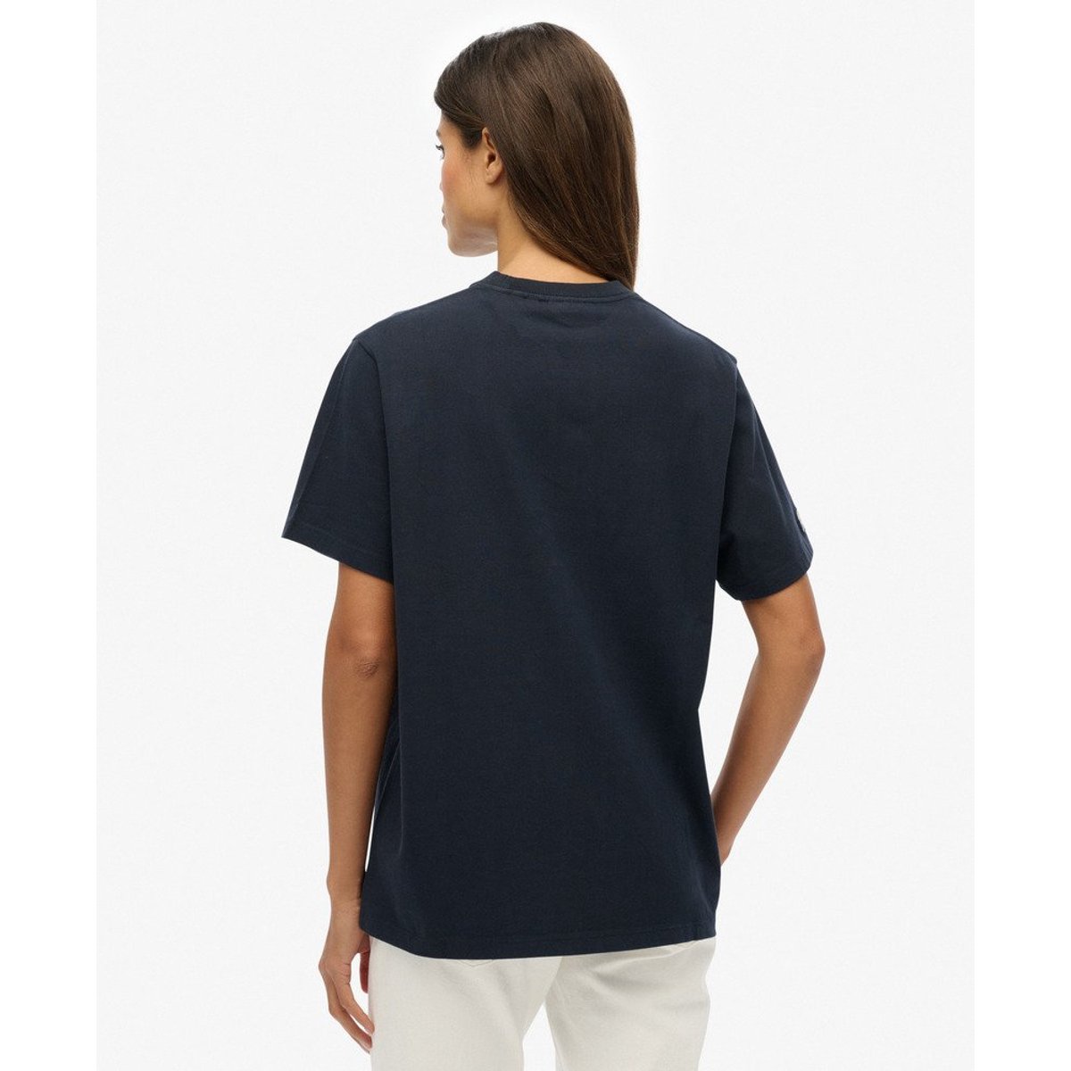 T-shirt oversize Athletic Essentials bleu marine éclipse, SUPERDRY