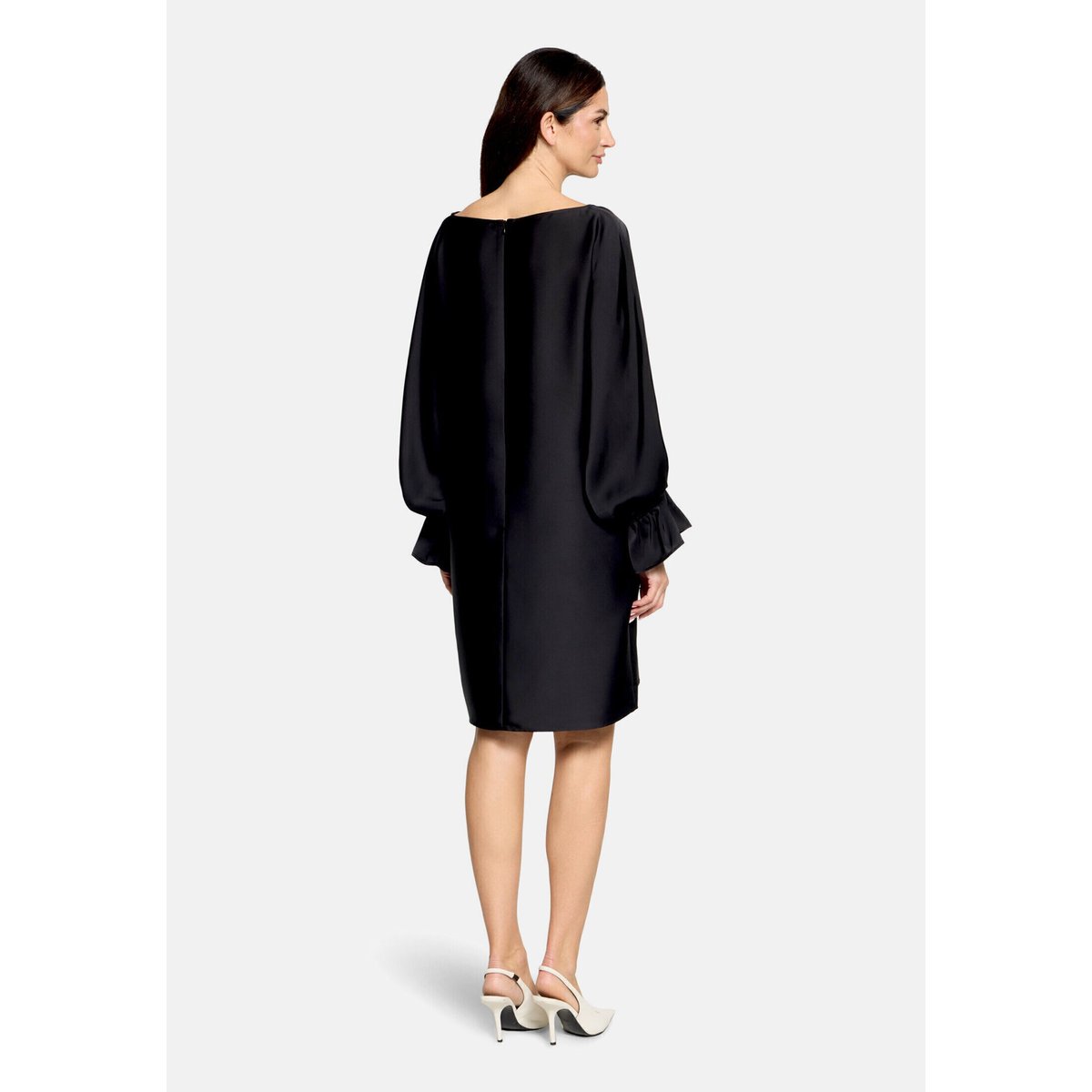 Robe longueur midi à manches longues noir, BETTY BARCLAY