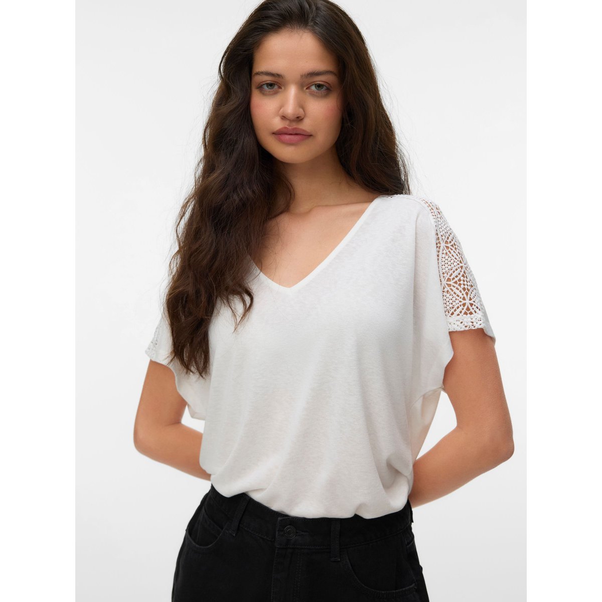 Top snow white, VERO MODA