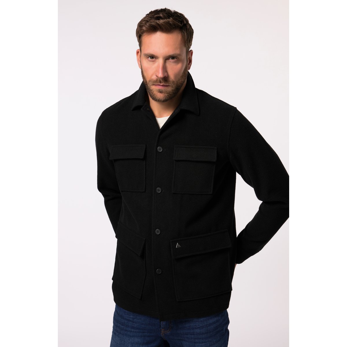 Veste de treillis déperlante noir, JP1880