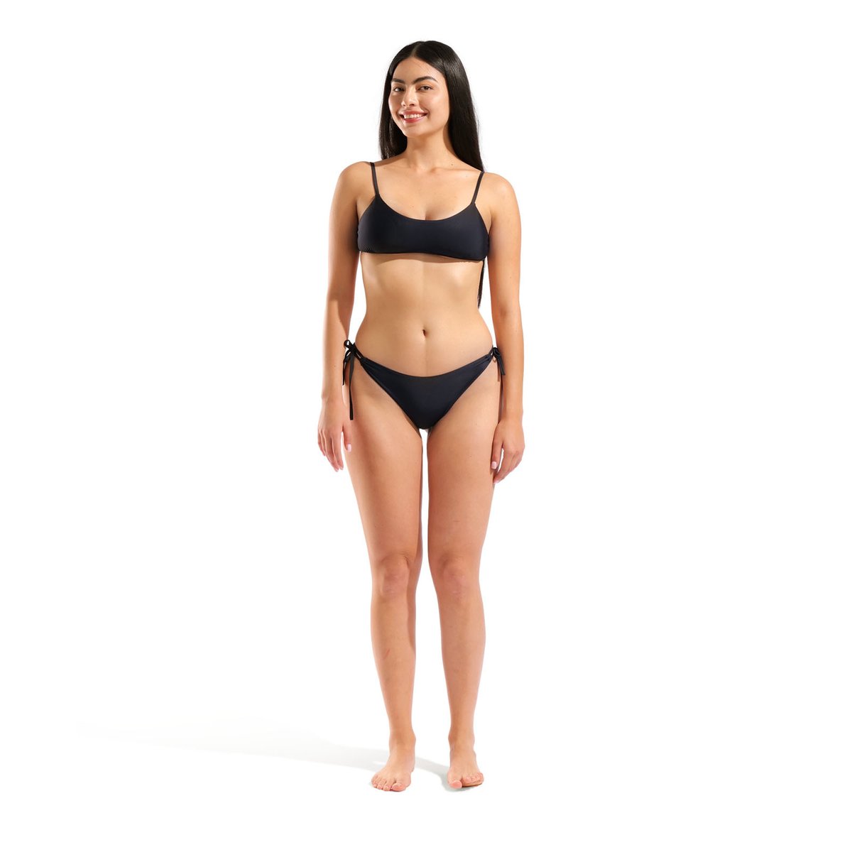 Maillot de bain 2 pièces bandeau pour femme arena Essentials black, ARENA
