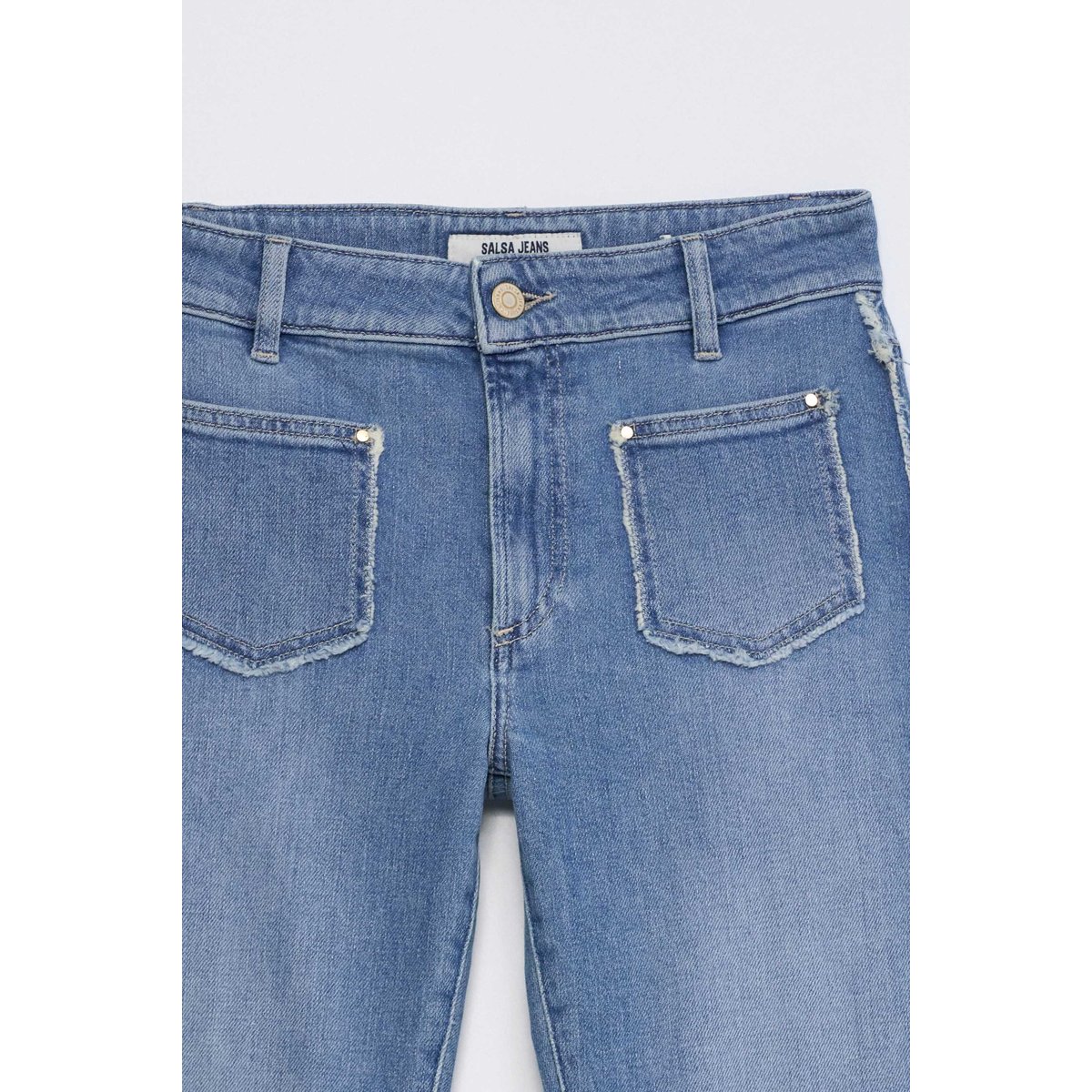 JEAN DESTINY PUSH UP FLARE bleu, SALSA JEANS