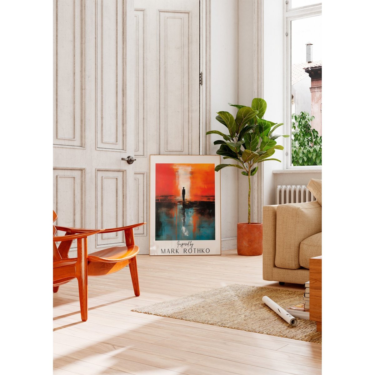 Affiche Mark Rothko n°13 blanc, L'AFFICHERIE