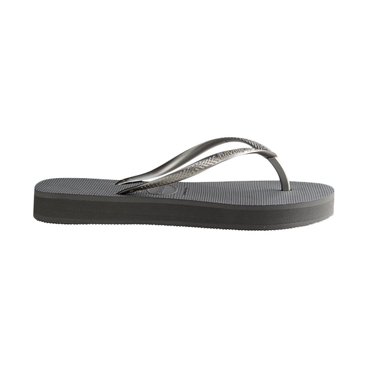 Tong à Enfiler Slim Flatform Fc gris, HAVAIANAS