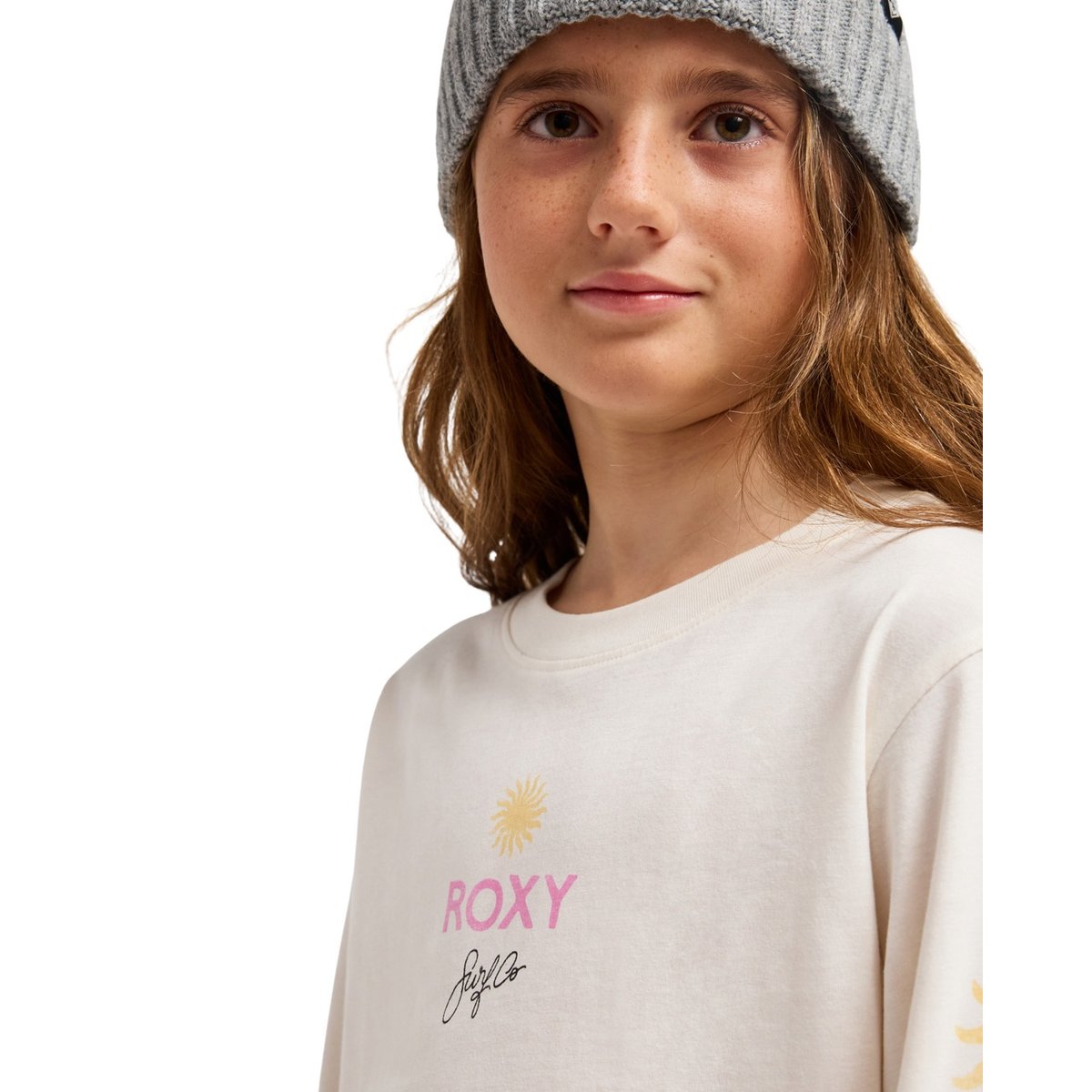 T-Shirt, manches longues, col rond, . blanc coconut milk, ROXY