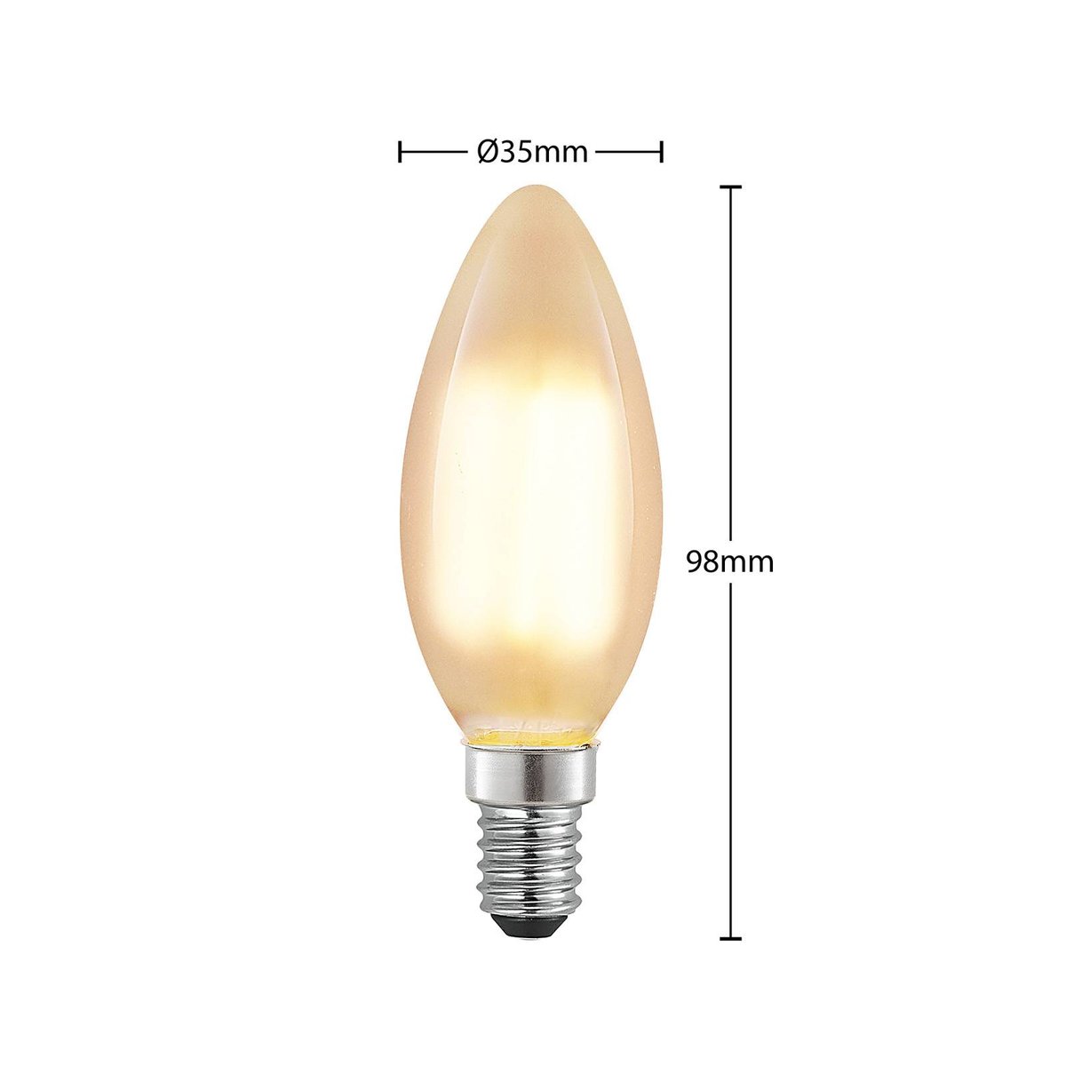 Ampoule E14 en verreLED couleur unique, ARCCHIO