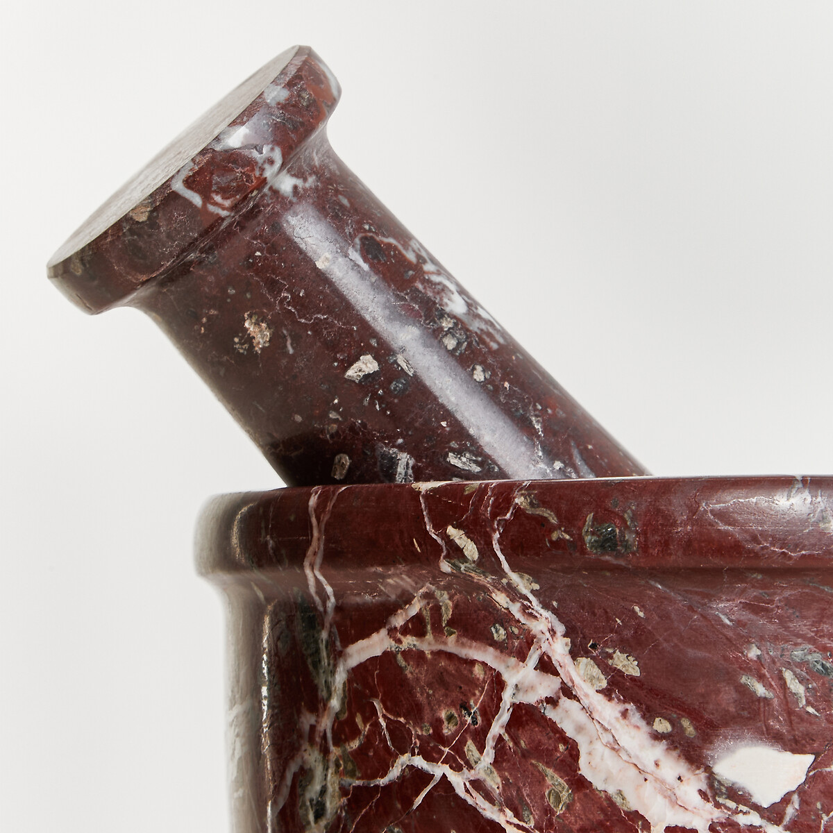 Marble Pestle & Mortar red, SO'HOME