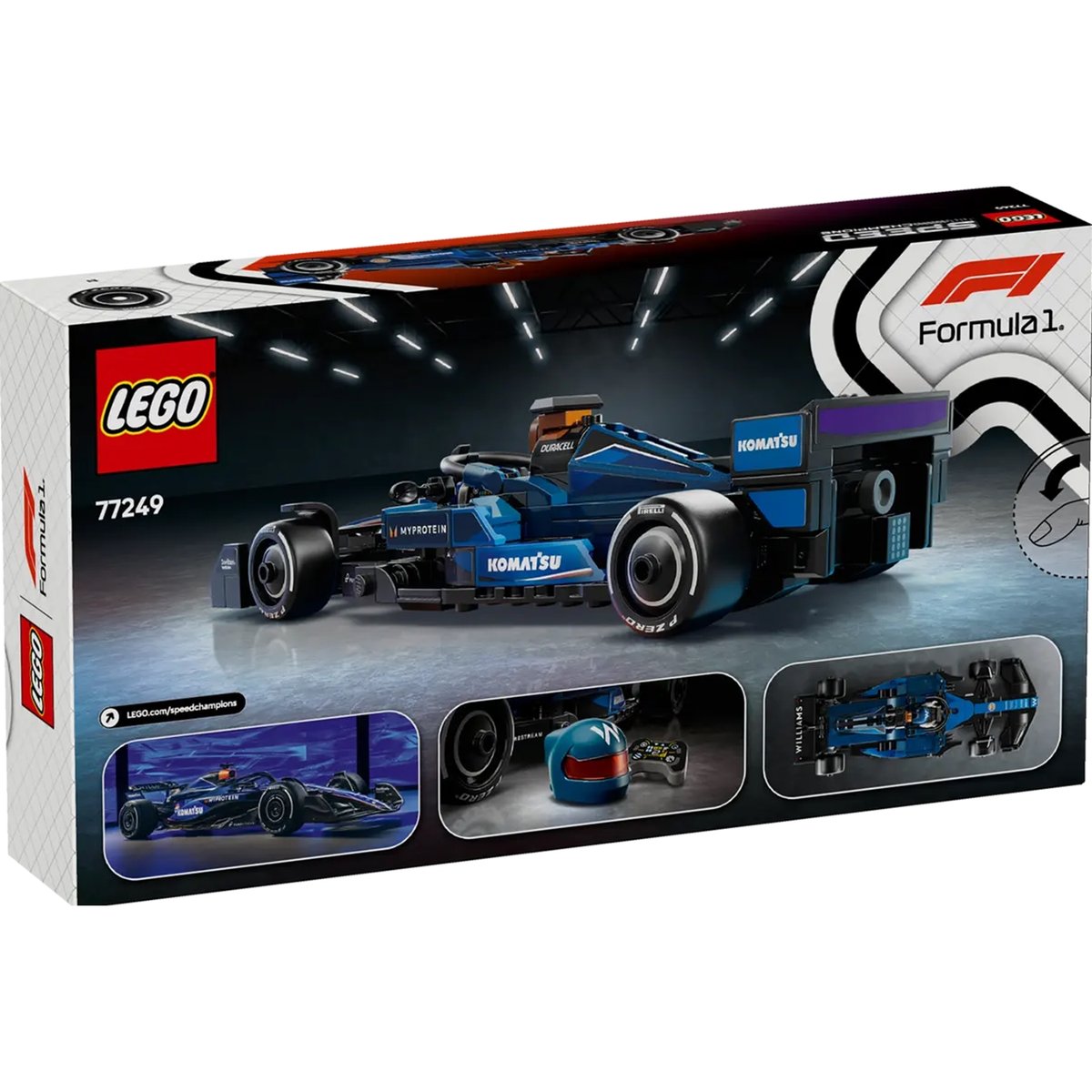 LEGO Speed Champions - Voiture F1 Williams Racing FW46 - Modèle 2024 bleu, LEGO