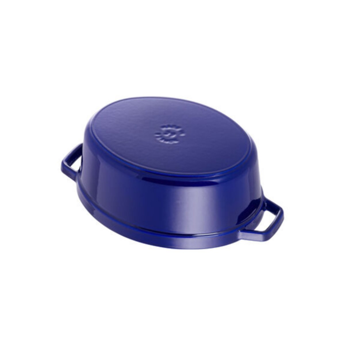 Cocotte 33 cm, Ovale, Bleu intense, Fonte bleu intense, STAUB