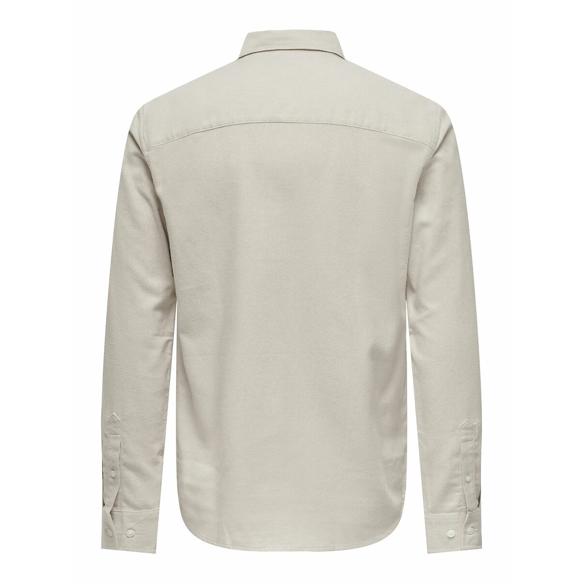 Chemise slim beige clair, ONLY & SONS