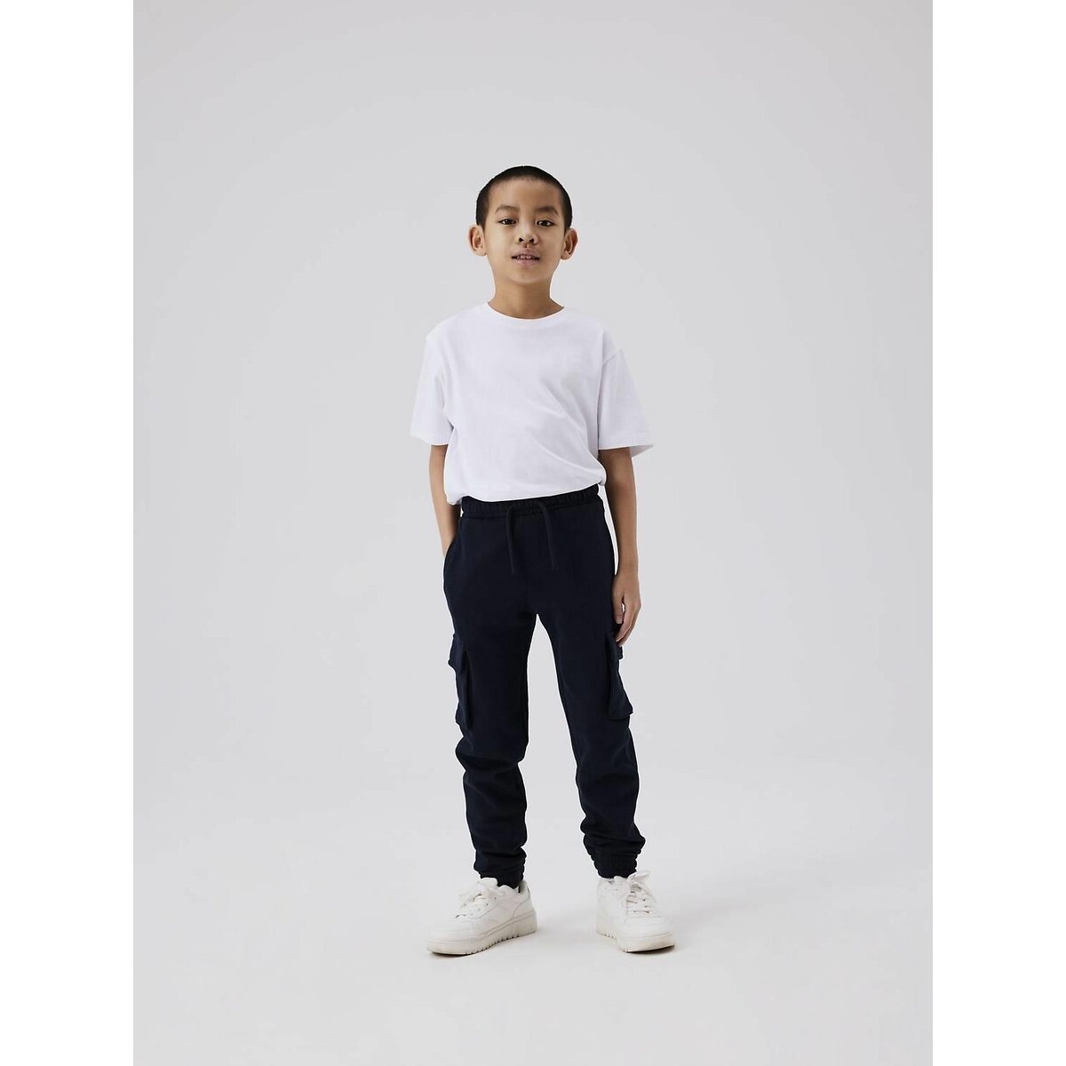 Pantaloni da jogging forma cargo blu marino, NAME IT