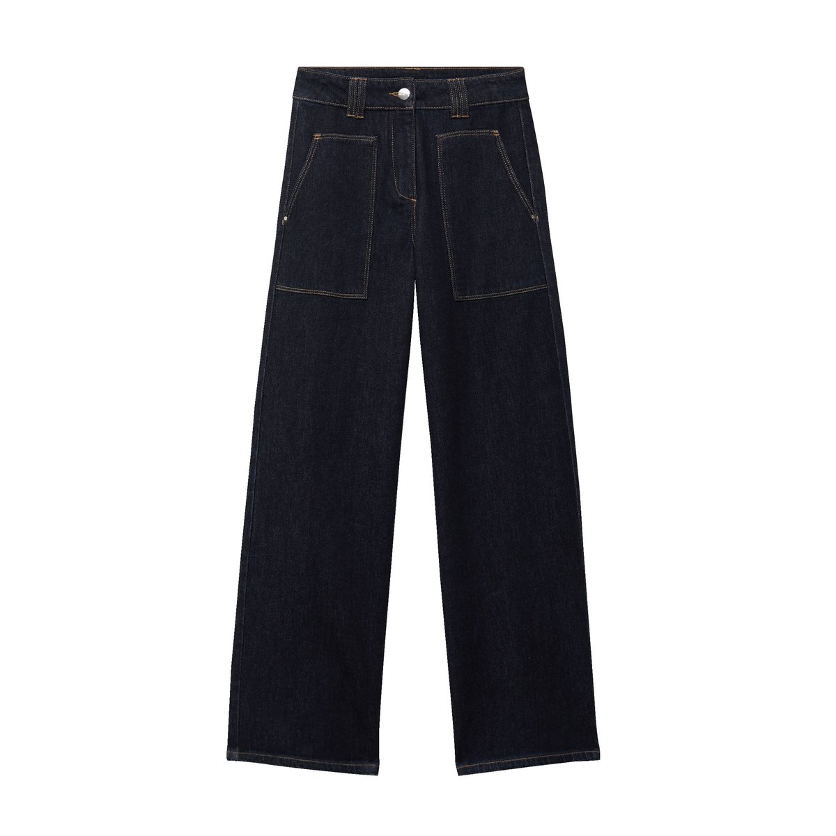 Jean taille haute denim brut, BREAL