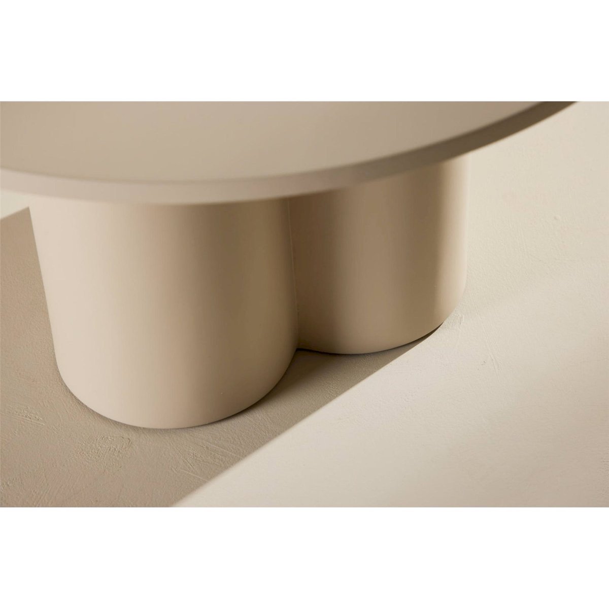 Table basse ronde sculpturale en bois CONVALDER bois foncé, RECOLLECTION