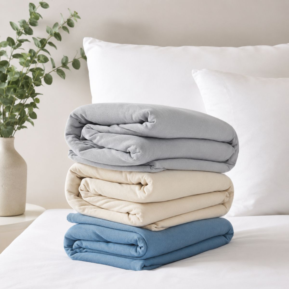 Drap-housse Jersey 100% Coton 140 G/m² - UNIS JERSEY blanc, TRADITION DES VOSGES