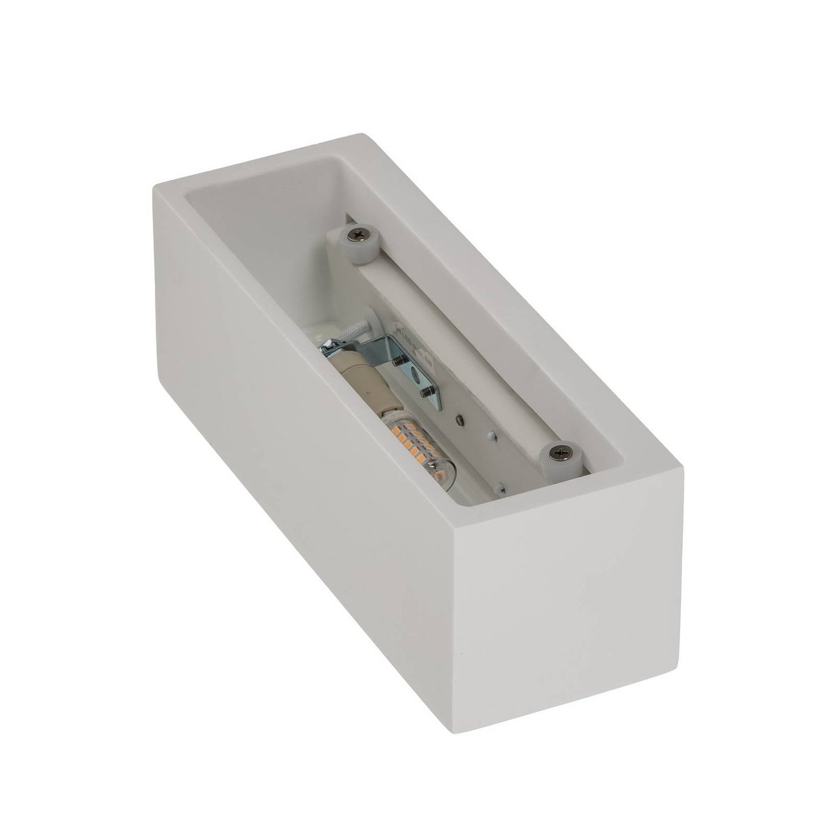 Applique en plâtre moderne, Tjada blanc, LINDBY