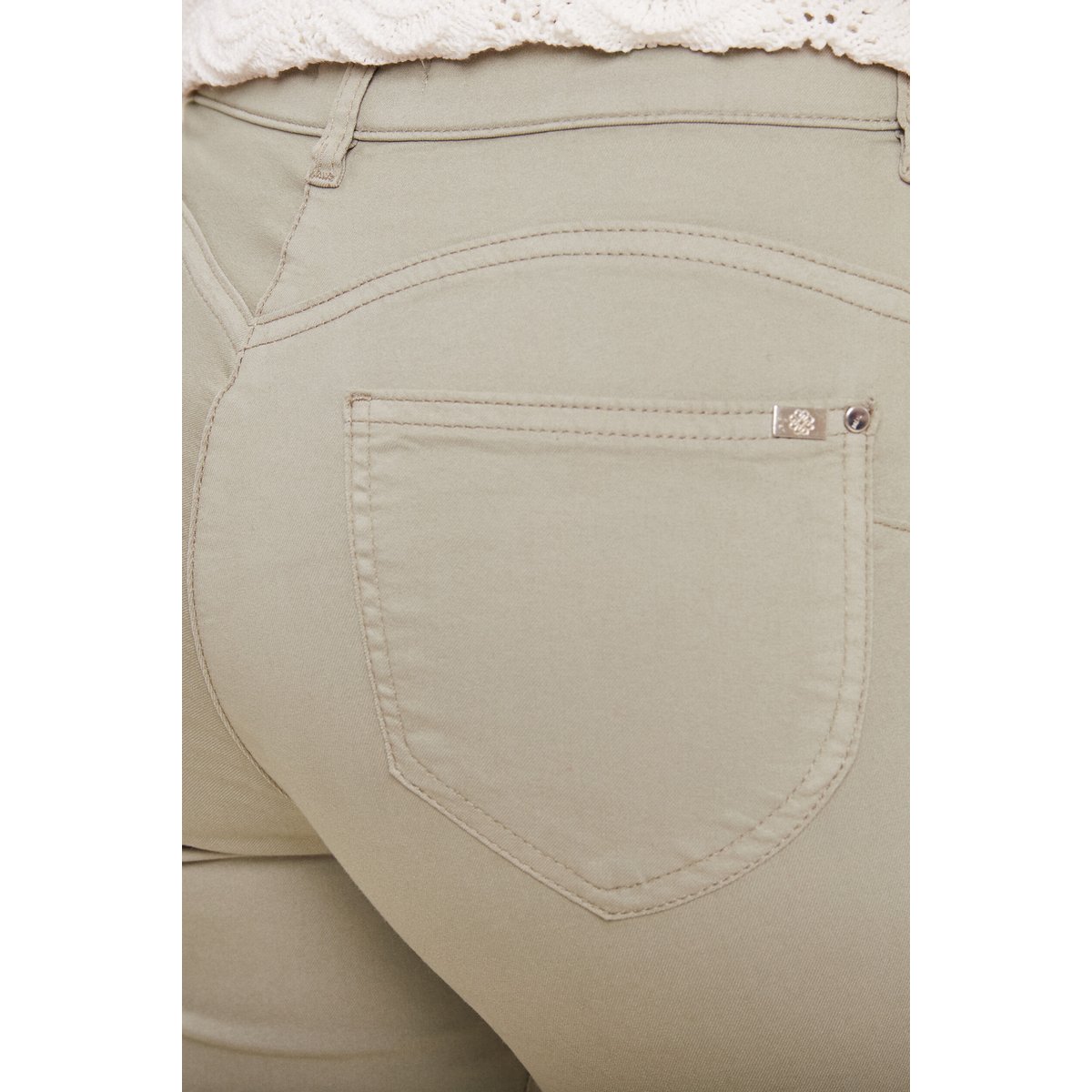 Pantalon léger taille standard long vert clair, BREAL