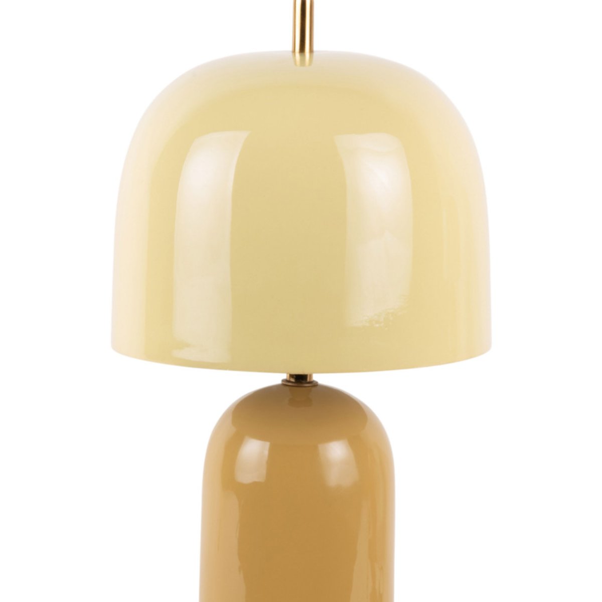 Lampe à poser en métal- RICO jaune, LEITMOTIV