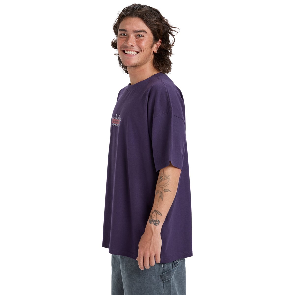 T-shirt à manches courtes MERCURY DOUBLE UP violet purple velvet, QUIKSILVER