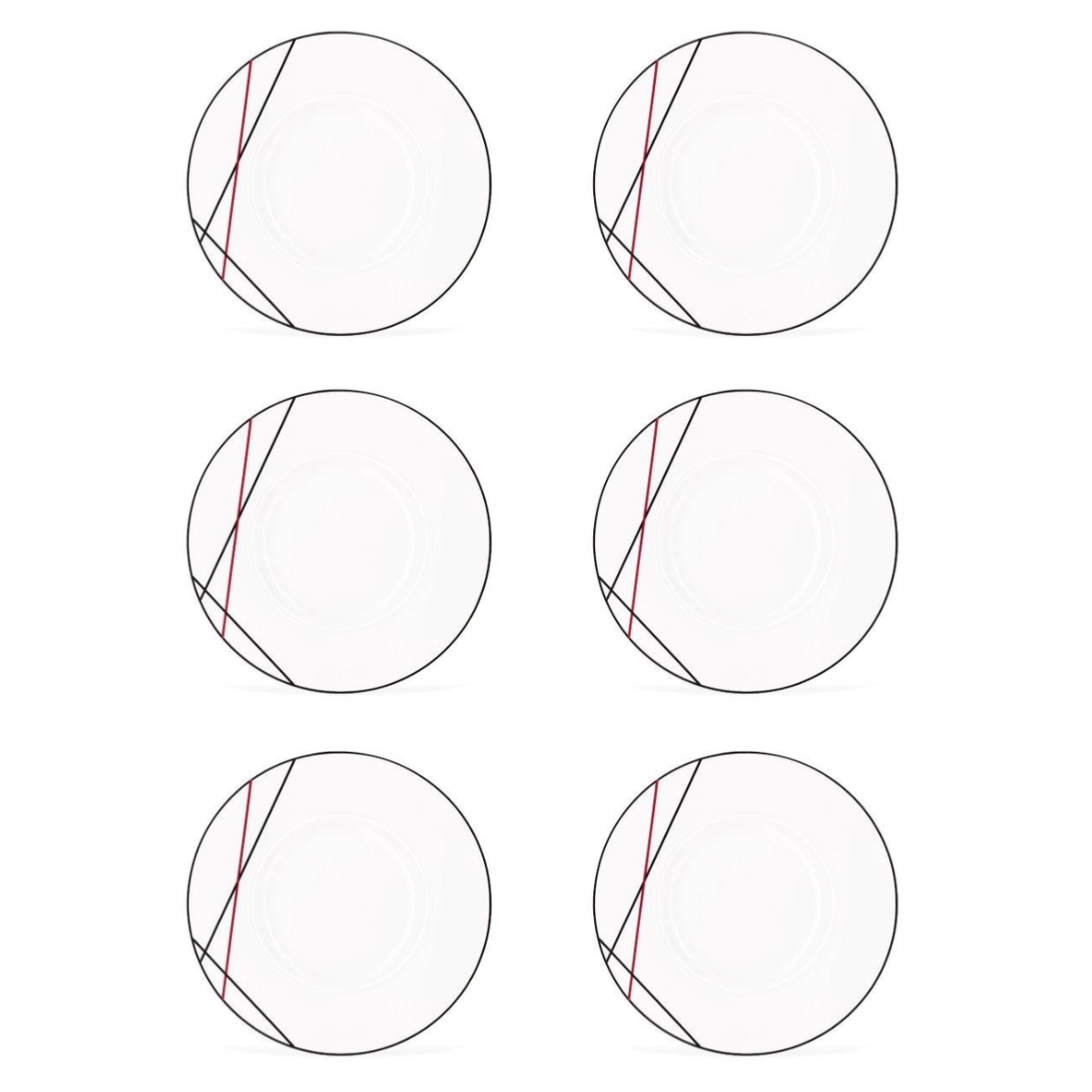 6 assiettes plates 29cm BISTROT CHEF couleur unique, LAGUIOLE