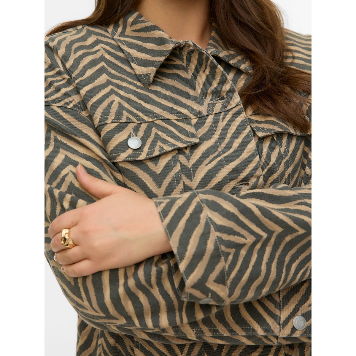Veste En Jean silver mink, VERO MODA