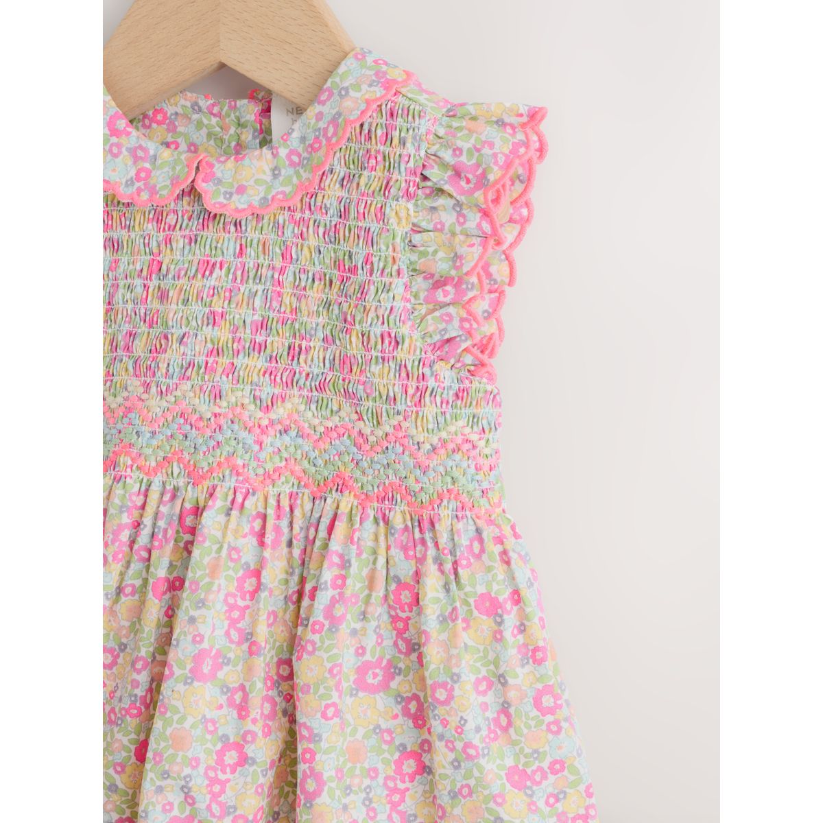 Robe tissée et culotte bébé, 2 pièces rose motif fleurs, NEXT