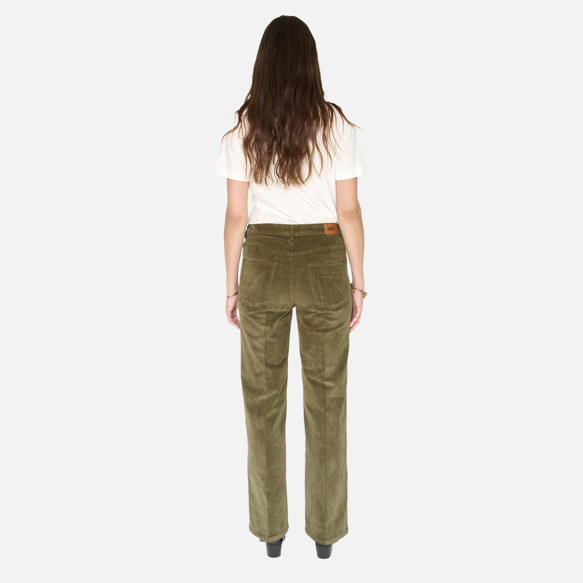 Pantalon THE MERCURY VELVET kaki, MKT STUDIO