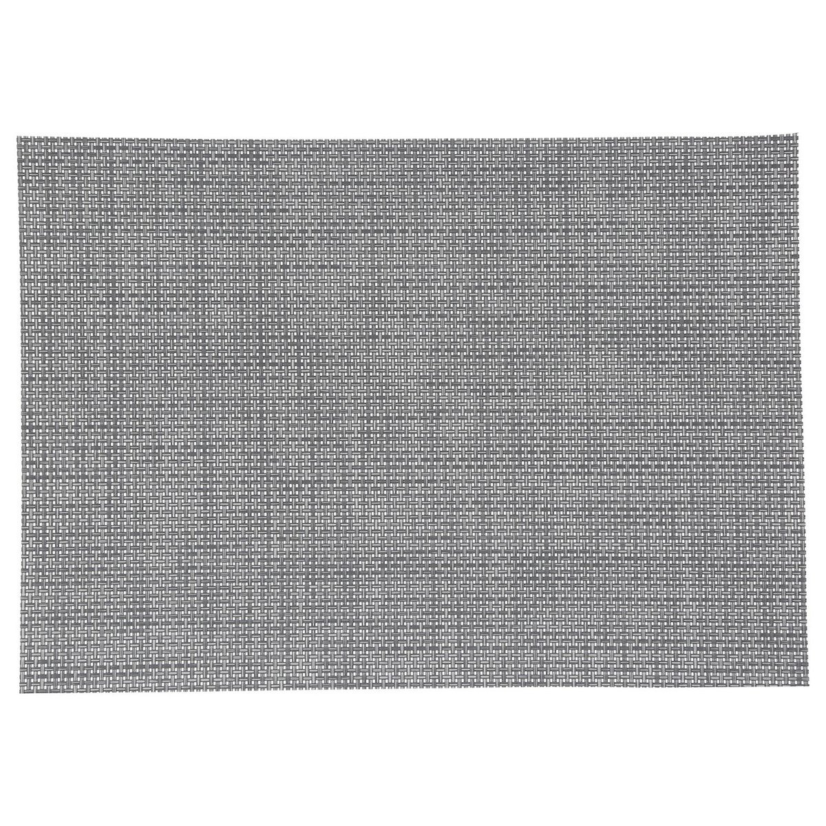 Lot de 6 sets de table rectangulaires MAOLI gris, TOILINUX