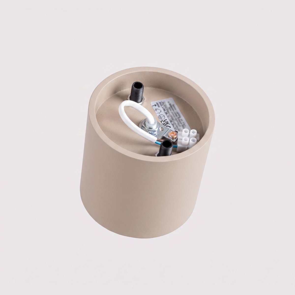 Plafonnier Aluminium Taupe GU10 1 Orbis taupe, EDEN