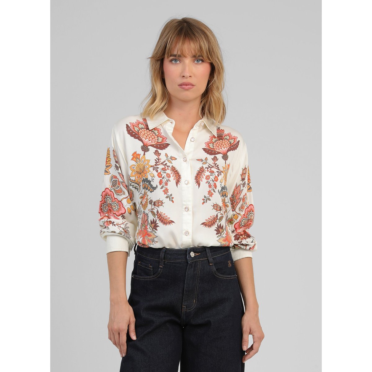 Chemise SOLEDAD tangale écru, AN'GE